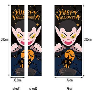 xcdz Stickers muraux créatifs Monstres dans l'obscurité Halloween - Publicité