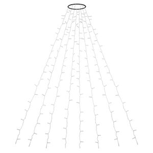 Parure a LED pour arbre  VOSS.garden, guirlande lumineuse pour sapin de Noel, 8 brins de 2m, 200 LED