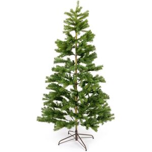 Sapin de Noël artificiel, 180 cm, avec support robuste en métal