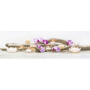 Conforama Toile LED 45x140 cm ORCHIDEES