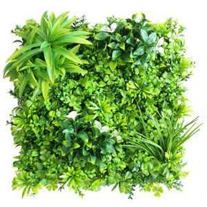 Mur vegetal artificiel - Manoir champetre - Interieur et exterieur - 0.5m x 0.5m