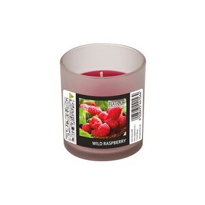 FLAVOUR by Gala Bougie parfumée, 'Raspberry' - Lot de 4 Noir