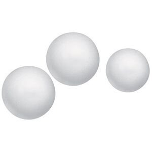 Set de boules en polystyrène, diamètre: 70 mm - Lot de 7