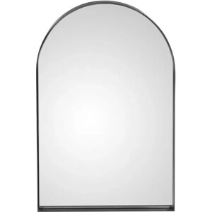 ZAGO Miroir design art deco vintage industriel metal noir h 76 cm Kasa