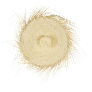 Maisons du Monde Deco murale chapeau en fibre vegetale beige 90x90