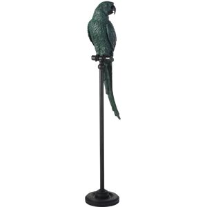 Maisons du Monde Statue perroquet verte et noire H117