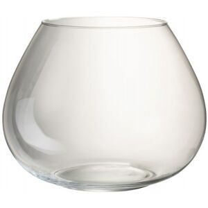 LANADECO Vase verre transparent H30cm