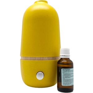 Aroflora Pack diffuseur d'huiles essentielles jaune Ona Lemon + Nettoyant