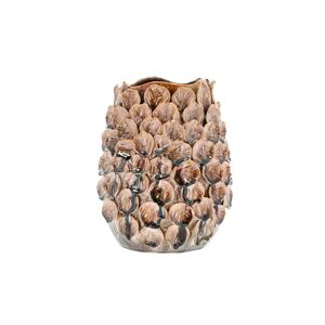 Villa Collection Vase en argile marron