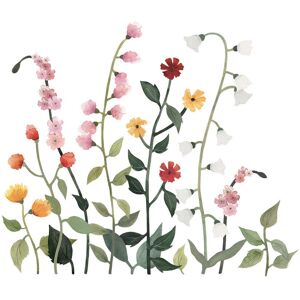 Lilipinso Sticker fleurs sauvages en vinyle mat 64 x 55 cm Multicolore 64x0x55cm