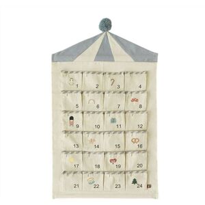 OYOY Living Design Calendrier Circus multicolore en coton organique H85x50cm