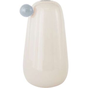 OYOY Living Design Vase blanc en verre Ø20xH34cm