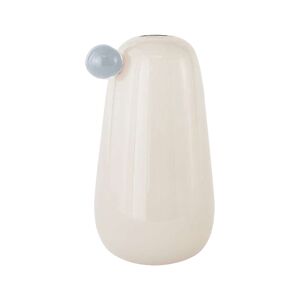 OYOY Living Design Vase blanc en verre Ø20xH34cm