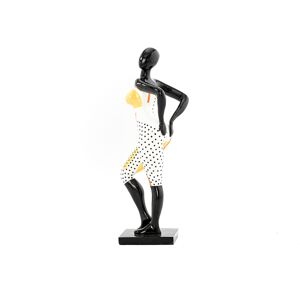 Amadeus Statue femme en resine blanc