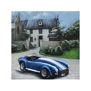 DECO-MURALE.shop Tableau relief en metal voiture sport ac cobra 100x100