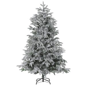 Beliani Sapin de Noël recouvert de neige artificielle 210 cm