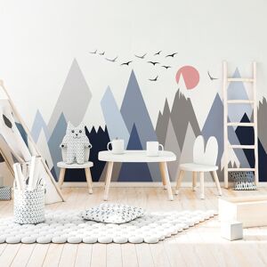 Ambiance Sticker Stickers enfant montagnes scandinaves stanka 90x135cm