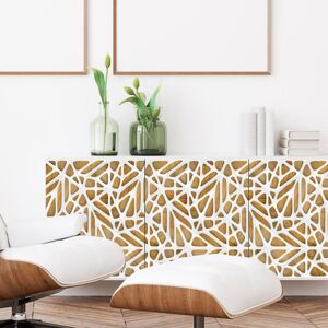 Ambiance Sticker Sticker meuble scandinave bois design blanc 60x90cm