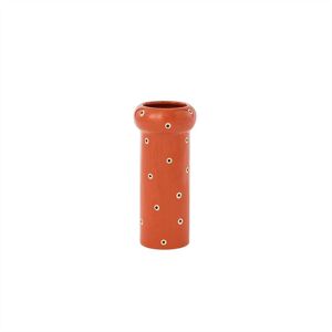 OYOY Living Design Vase orange en gres Ø18,5xH42cm