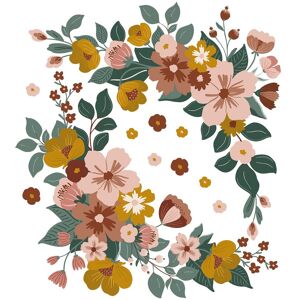 Lilipinso Grand sticker les bouquets en vinyle mat multicolore Multicolore 87x0x78cm