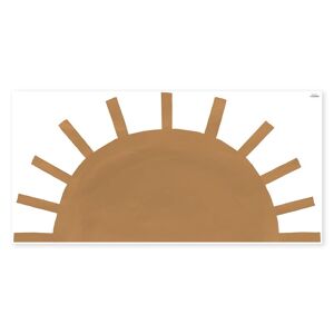 Lilipinso Sticker mural soleil en vinyle mat 64 x 130 cm Jaune 130x64cm