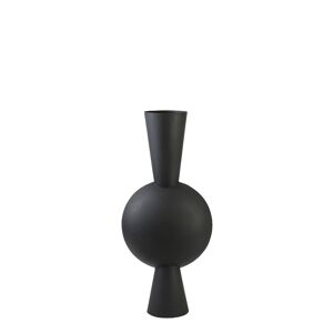 Light & Living Vase metal noir 37.5x22x81cm