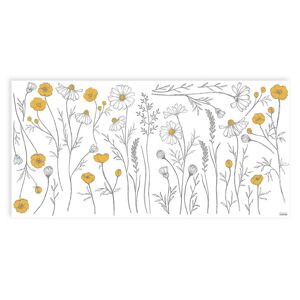 Lilipinso Sticker xl grandes fleurs des champs multicolore - Publicité