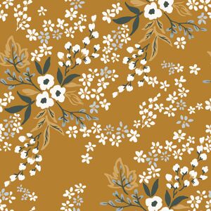 Lilipinso Papier peint floral constellation jaune Jaune 1000x0x50cm