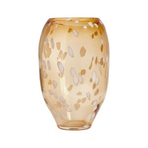 OYOY Living Design Vase orange en verre Ø21,5xH35cm