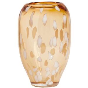 OYOY Living Design Vase orange en verre Ø14xH23cm