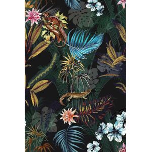 Ceanothe Tableau sur verre synthetique plantes vintage 80x120 cm