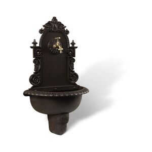 Decoration dAutrefois Fontaine de Jardin Aluminium Marron 44x22x755cm Marron 44x75x21cm