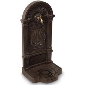 Decoration dAutrefois Fontaine de Jardin Aluminium Marron 39x33x825cm Marron 39x83x32cm