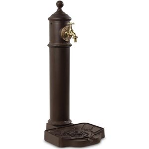 Decoration dAutrefois Fontaine de Jardin Aluminium Metal Marron 29x335x72cm Marron 35x74x29cm