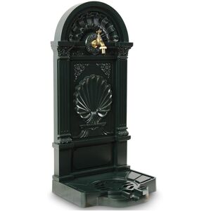 Decoration dAutrefois Fontaine de Jardin Aluminium Vert 39x33x825cm Vert 39x83x32cm