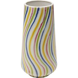 Kare Design Vase cylindrique en gres multicolore H32