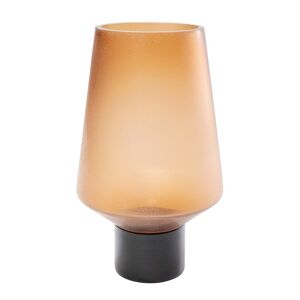 Kare Design Vase en verre ambre mat H26