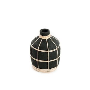 Bazar Bizar - Vase - Whoopy - Noir Naturel - S