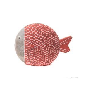 AMADEUS Poisson corail à poser - Rouge Autre Ciment Amadeus 25x7.5 cm