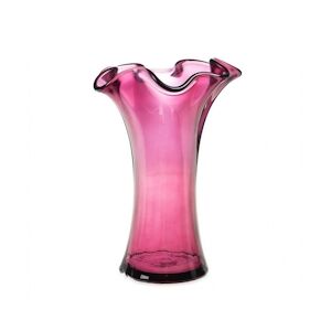 AMADEUS Vase Artesania 23 cm prune - Rose Autre Verre Amadeus 20x20 cm