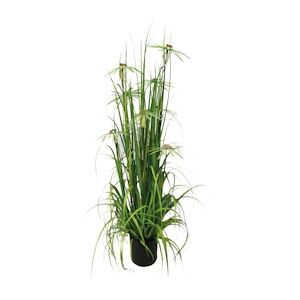 Now's Home - Plante Graminee A Fleurs Artificielle 20x17x150 Cm Aquaplanter