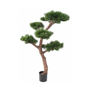 VERT ESPACE plante artificielle pin bonsai uv resistant 150 cm