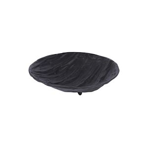 TABLE PASSION Coupe ronde César noire 35 cm Table Passion Rond Aluminium Table Passion