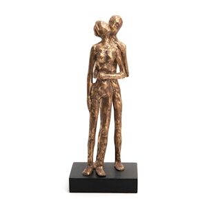 Figurine couple Or -  Autre Résine Amadeus 14.5x10.5 cm - Publicité