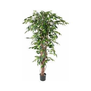 VERT ESPACE plante artificielle ficus lianes grandes feuilles 150 CM