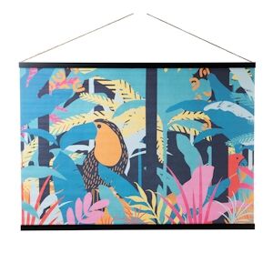 Kakemono Kiosque RIO 100 x 140 cm -  Décoré Rectangle Bois Amadeus 140x2 cm - Publicité