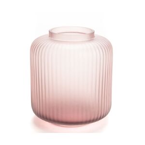 AMADEUS Vase Arsène mat rose - Rond Verre Amadeus