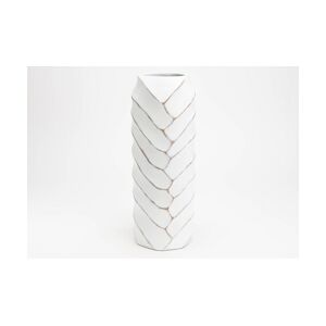 AMADEUS Vase Mykonos H:45 cm - Blanc Résine Amadeus 17x17 cm