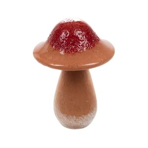 AMADEUS Champignons orange sulfure - Autre Verre Amadeus 9x9 cm