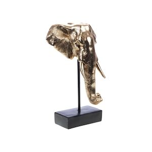 AMADEUS Statue éléphant doré 18,5 cm - Autre Résine Amadeus 31.5x16.5 cm